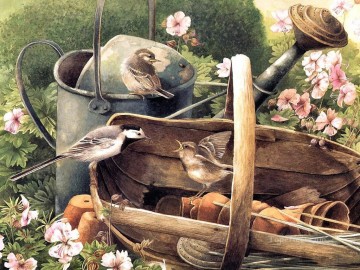  Cesta Arte - alimentación de aves en canasta